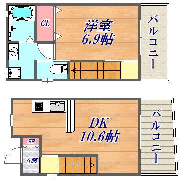 ワコーレヴィアノ垂水舞子台(1LDK/1階)の間取り写真