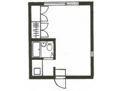 アミカブルメグロ(ワンルーム/1階)の間取り写真