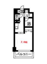 リージア雪谷(1K/3階)の間取り写真