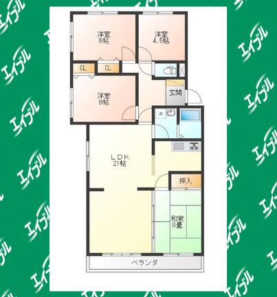 LE・PORT(4LDK/3階)の間取り写真