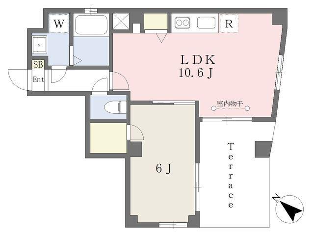 メゾン コトブキ(1LDK/1階)の間取り写真
