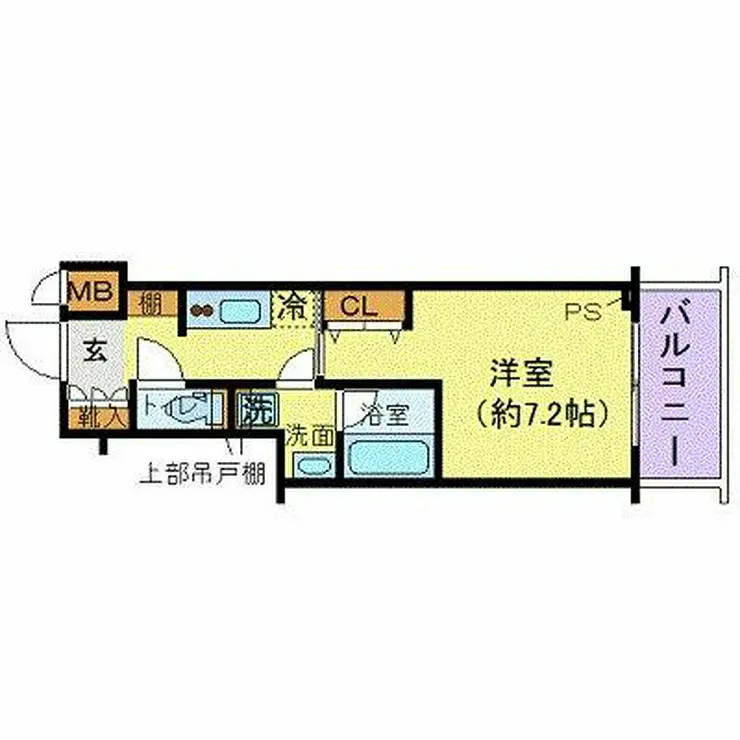 ZOOM府中 8階階 間取り