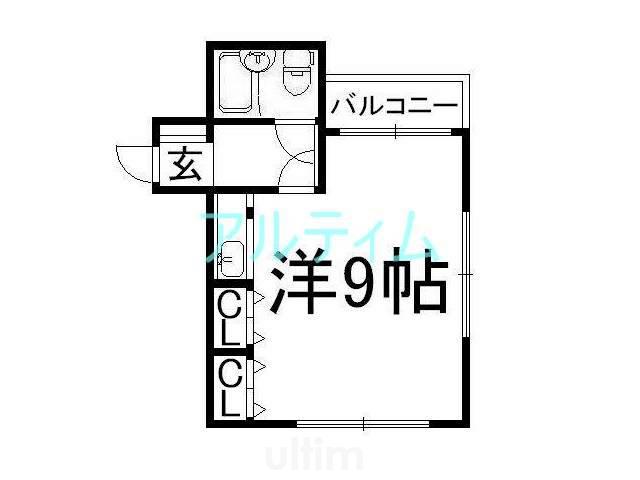 第2正美堂ビル(ワンルーム/7階)の間取り写真