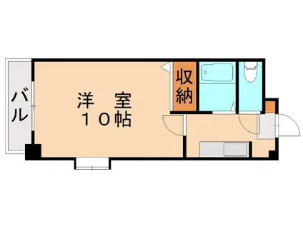 サンコート箱崎(1K/4階)の間取り写真