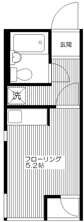 サンシャイン千歳烏山 1階階 間取り