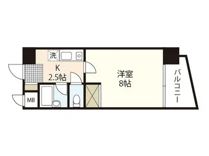 NAKASHIMA BLDG(1K/3階)の間取り写真
