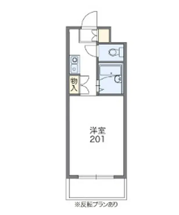 レオパレスANNEX HIYOSHI 4階階 間取り