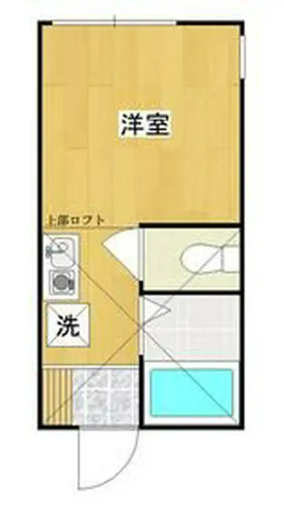 ヒルズ日吉A棟 2階階 間取り