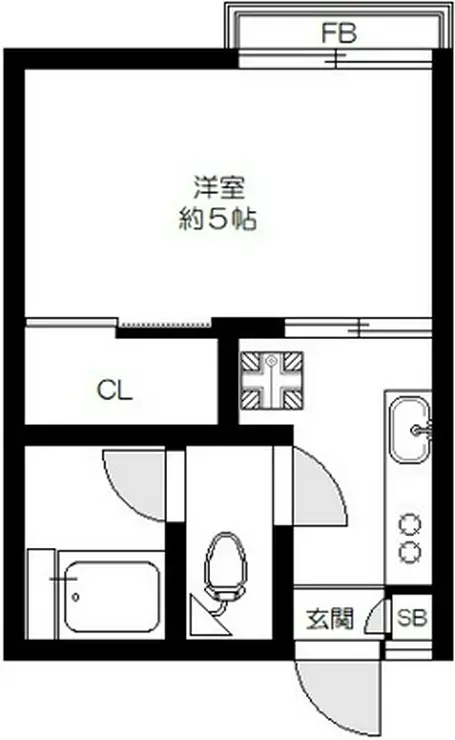 西太子堂パールハイツ 2階階 間取り