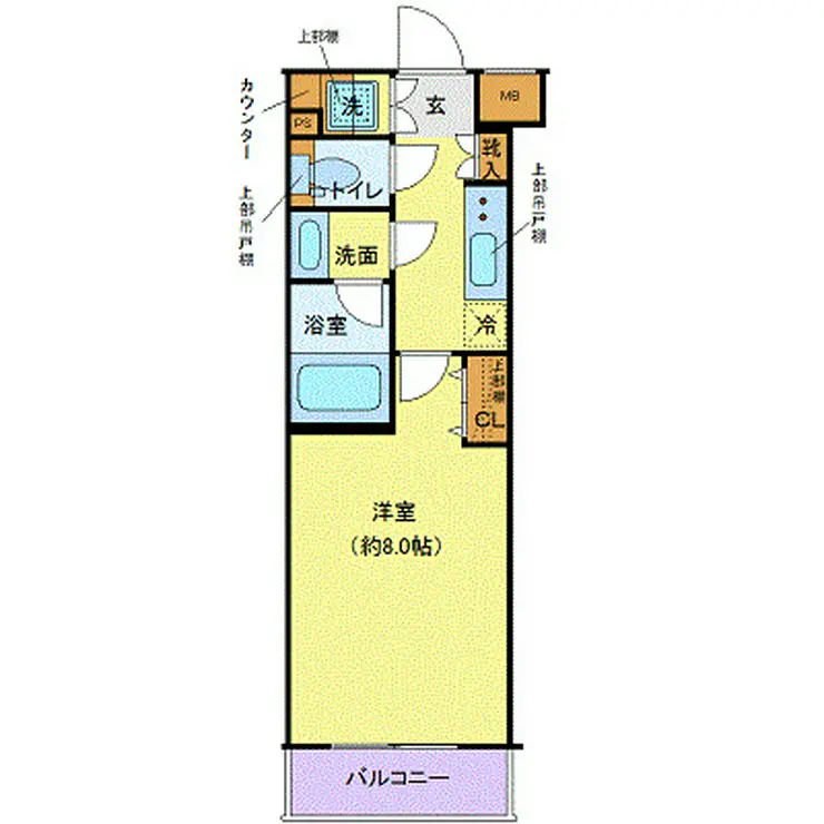 クレイシア目黒都立大学 2階階 間取り
