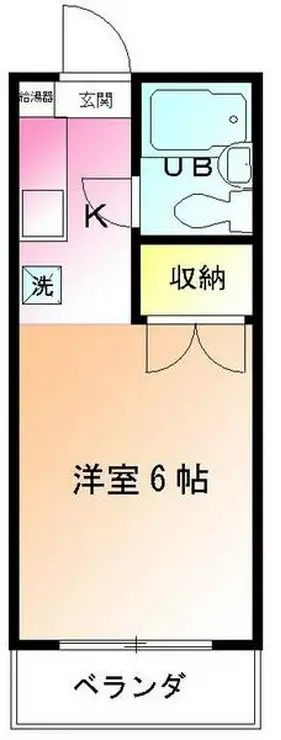 マルナカハイツ 3階階 間取り