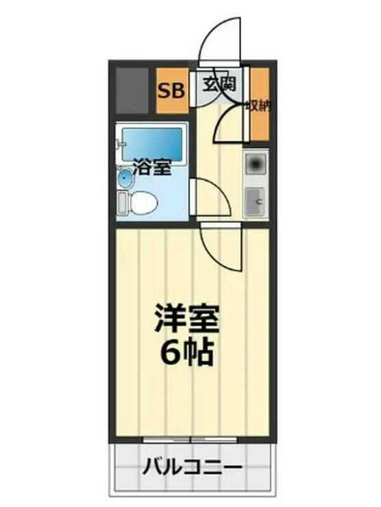 ライオンズマンション白楽 1階階 間取り