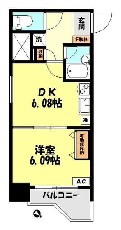セリュークス板橋本町 3階階 間取り