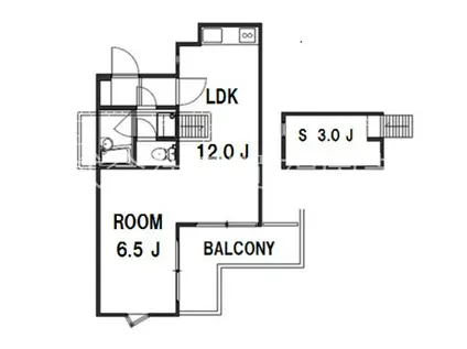 メゾンドカシェット(1SLDK/5階)の間取り写真