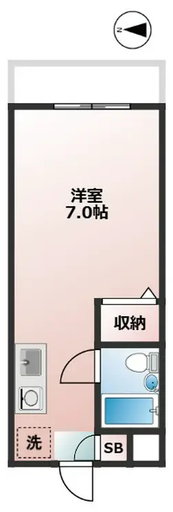 桜新町アムフラット 2階階 間取り