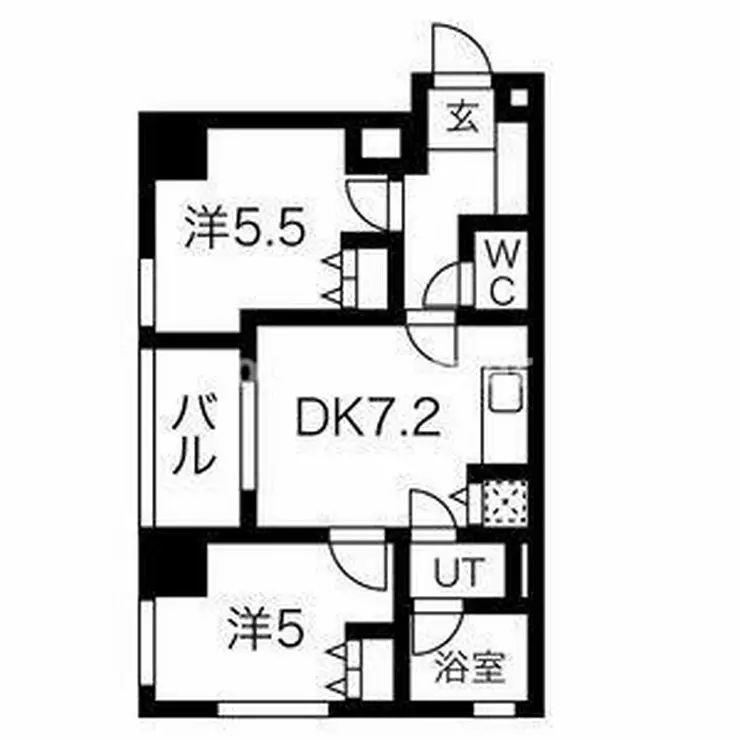 スパシエルクス横浜 10階階 間取り