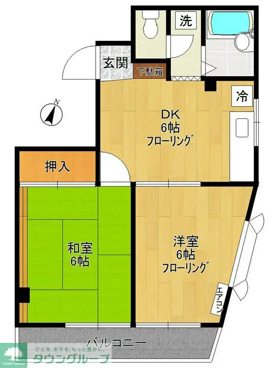 サニーライフ 2階階 間取り