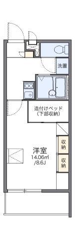 レオパレスIB(1K/3階)の間取り写真