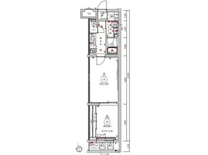 LUMEED梅島(2K/2階)の間取り写真