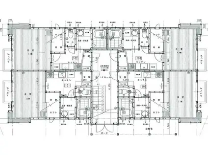 スカイラークヒルズ(1K/1階)の間取り写真