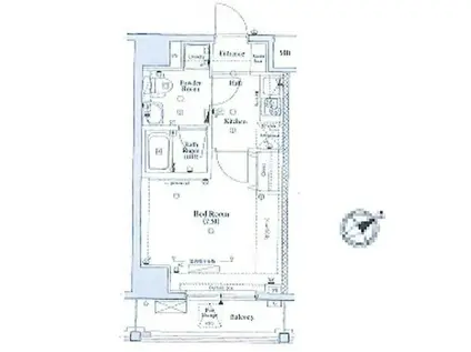 AXAS新江古田STA(1K/5階)の間取り写真