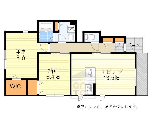 シャーメゾンKEI(2LDK/1階)の間取り写真