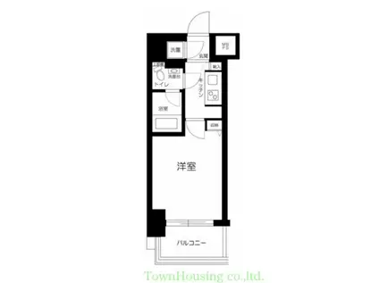 エクセリア芝大門(1K/4階)の間取り写真