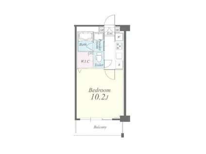 CONTRAIL(1K/5階)の間取り写真
