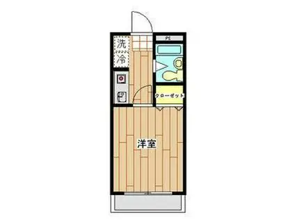 フェニックス拝島(1K/3階)の間取り写真