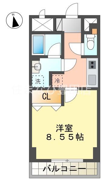 すまいる根浦(1K/1階)の間取り写真