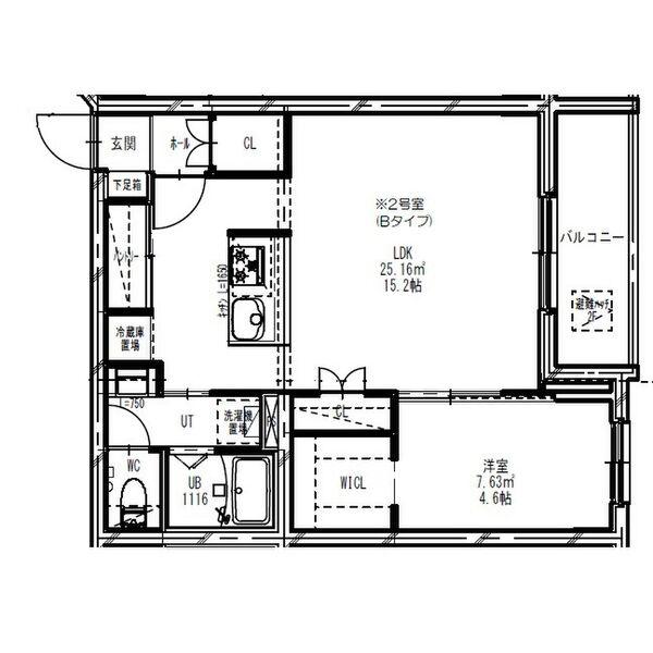 RFINON17(1LDK/3階)の間取り写真