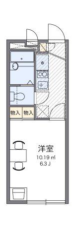 レオパレスかねた(1K/2階)の間取り写真
