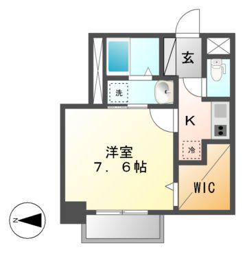 コンフォート新栄(1K/6階)の間取り写真