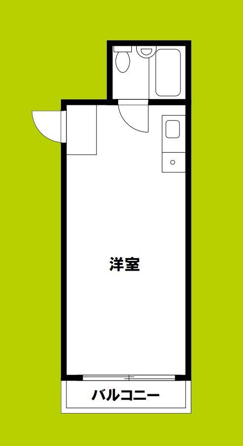 ティ・エス・マンション(ワンルーム/4階)の間取り写真