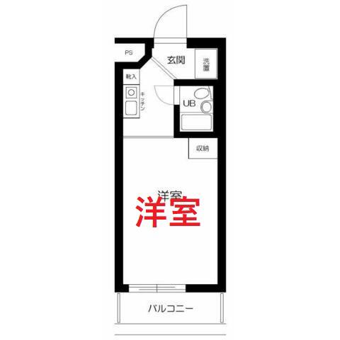 グラン蒲田(ワンルーム/1階)の間取り写真