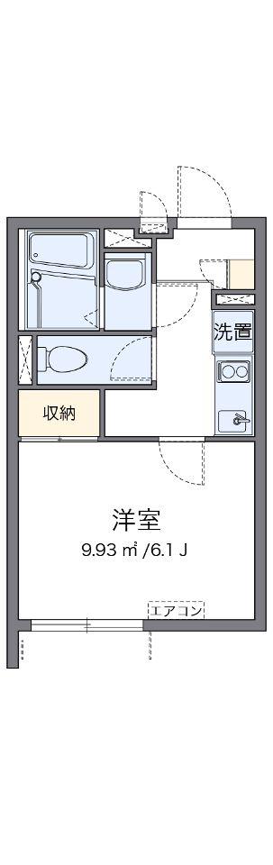 レオネクスト西品川第7(1K/3階)の間取り写真