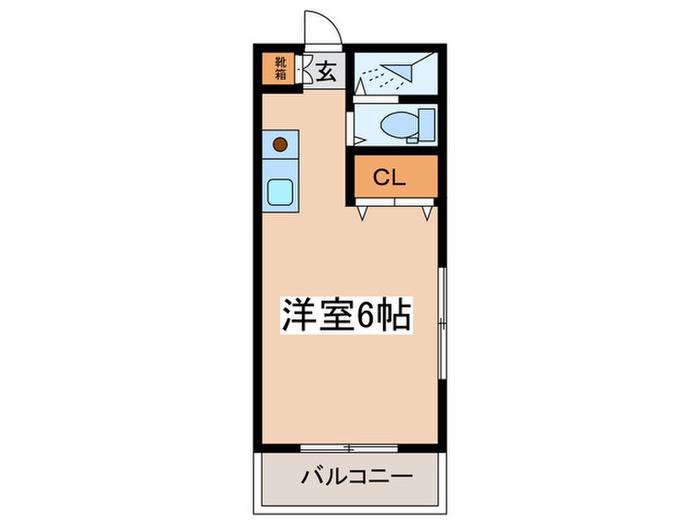 アストンヴィラ(ワンルーム/3階)の間取り写真