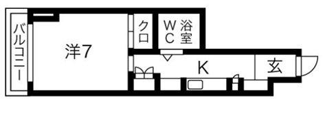 リエス浜松駅南(1K/5階)の間取り写真