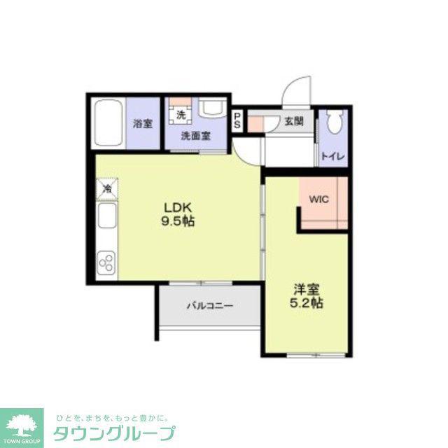 フォレストメゾン773(1LDK/3階)の間取り写真