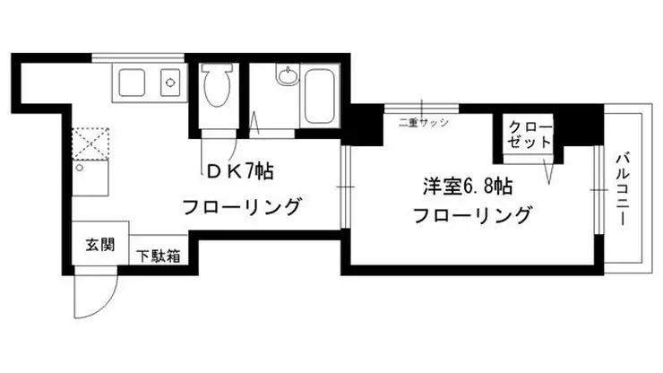 山岸ビル 2階階 間取り