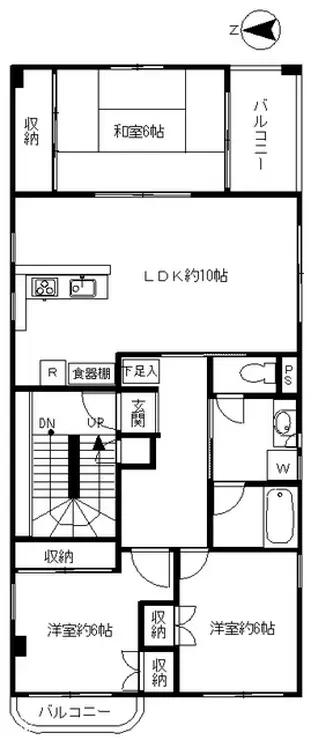 メゾンTK 2階階 間取り