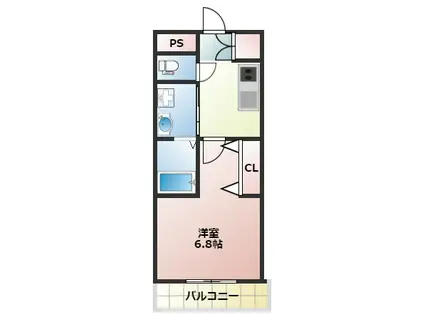 EMILE SHIN-URAYASU(1K/3階)の間取り写真