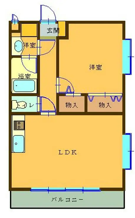 トライアングラム 1階階 間取り