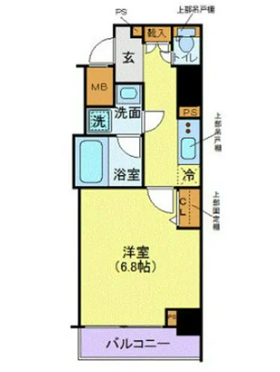 アイルイマージュ錦糸町 4階階 間取り