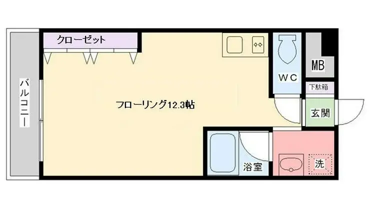 サザンクロス 3階階 間取り