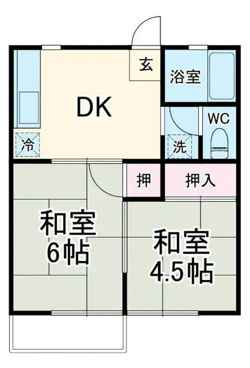 コーポ85 1階階 間取り