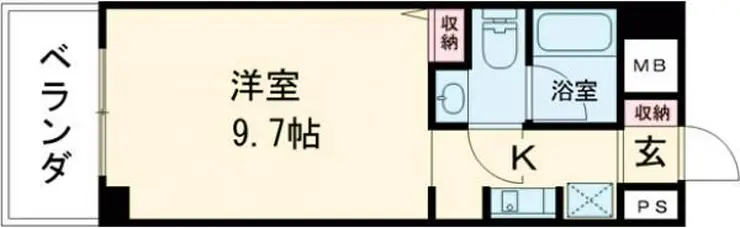 イリップス船堀 7階階 間取り