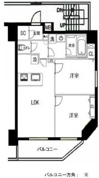 アイル両国弐番館 8階階 間取り