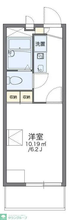 レオパレス能見台通 3階階 間取り