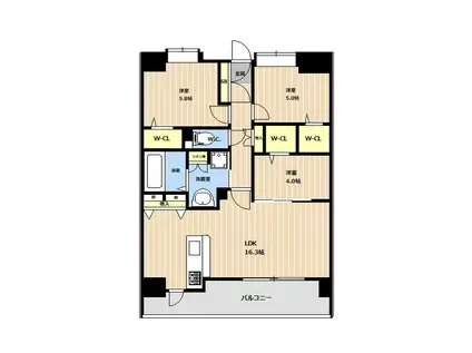 LIBTH菊陽(3LDK/2階)の間取り写真